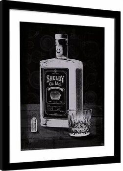 Poster Emoldurado Peaky Blinders - Whiskey