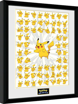 Poster Emoldurado Pokemon - Pikachu