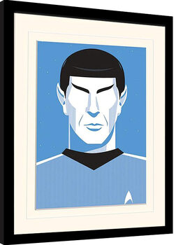 Poster Emoldurado Star Trek - Pop Spock - 50th Anniversary
