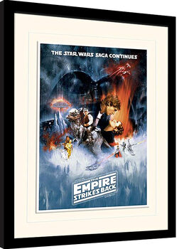 Poster Emoldurado Star Wars: Empire Strikes Back - One Sheet