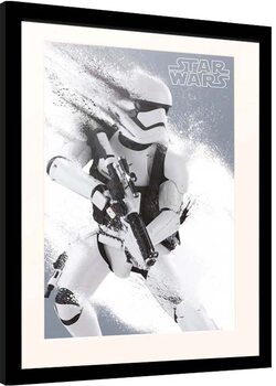 Poster Emoldurado Star Wars: Episode VII - The Force Awakens - Stormtrooper