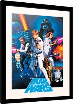 Poster Emoldurado Star Wars