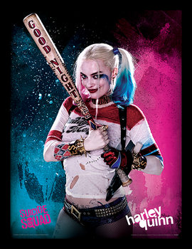 Poster Emoldurado Suicide Squad - Harley Quinn