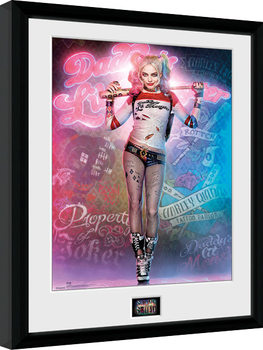 Poster Emoldurado Suicide Squad - Harley Quinn Stand