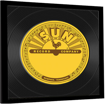 Poster Emoldurado Sun Record Company - Vinyl