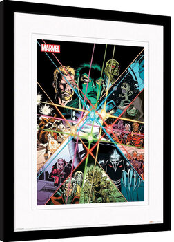 Poster Emoldurado The Guardians of the Galaxy - Power of the Infinity Stones