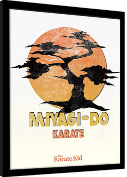 Poster Emoldurado The Karate Kid - Miyagi-Do