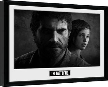 Poster Emoldurado The Last Of Us - Black and White