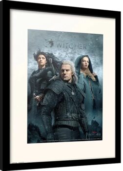 Poster Emoldurado The Witcher - Characters