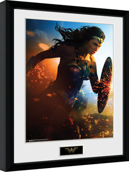 Poster Emoldurado Wonder Woman - Run