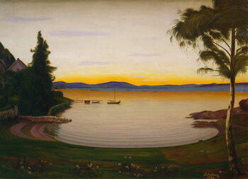 Принти на полотні Quiet Evening, Nærsnes, 1932