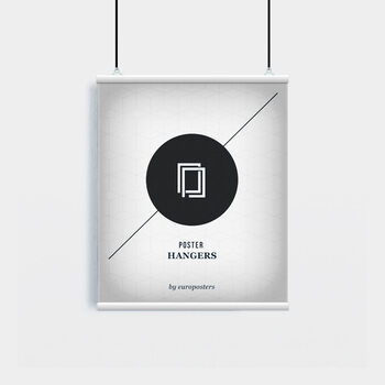 EBILAB Poster hangers - 2 pcs Length: 50 cm - white