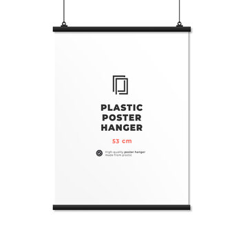 EBILAB Poster hangers Length: 53 cm - black