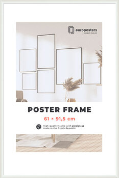 POSTERS Moldura Poster 61×91,5 cm Branco - Plástico