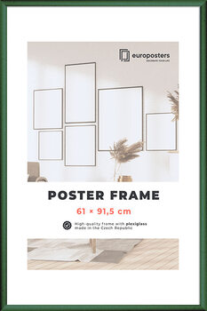 POSTERS Moldura Poster 61×91,5 cm Verde - Plástico