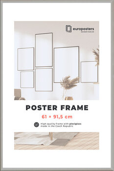 POSTERS Poster frame 61×91,5 cm Silver - Plastic