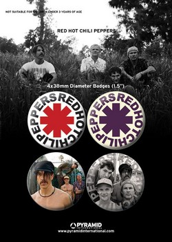 Σετ κονκάρδες RED HOT CHILLI PEPPERS