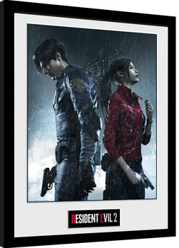 Framed poster Resident Evil 2 - Rain Key Art