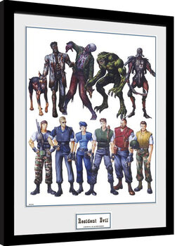 Poster emoldurado Resident Evil - Concept Art