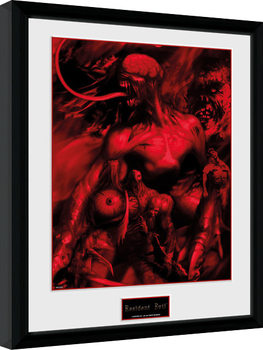 Framed poster Resident Evil - Montage