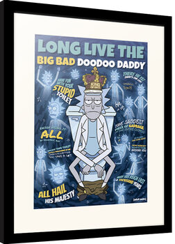 Framed Poster Rick and Morty - Doodoo Daddy