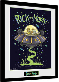 Framed Poster Rick and Morty - Ship