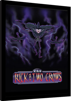Framed poster Rick and Morty - Two Crows