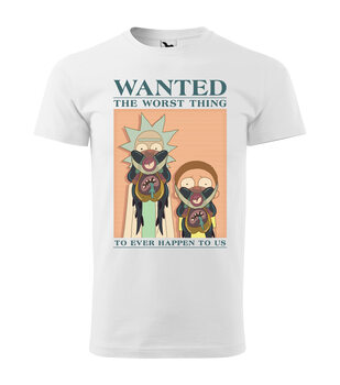 T-shirts Rick and Morty - Wanted