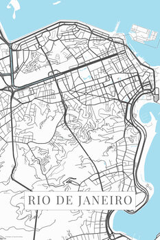 Принти на полотні Rio de Janeiro white