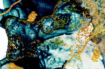 Αυτοκόλλητο River. Marble art. Background.