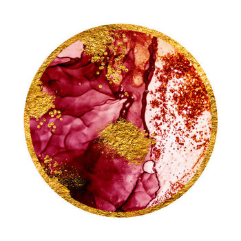 Sticker River. Marble art. Background.