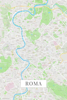 Принти на полотні Roma color