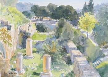 Принти на полотні Roman Columns, Old Jerusalem, 2019