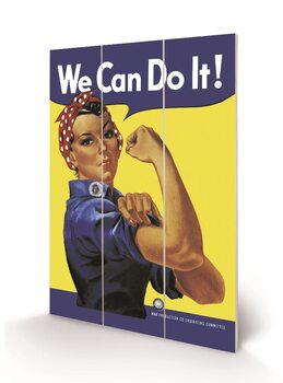 Ξύλινη τέχνη Rosie the Riveter