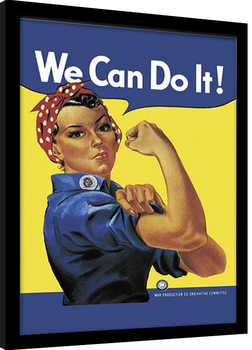 Κορνιζαρισμένη αφίσα Rosie the Riveter