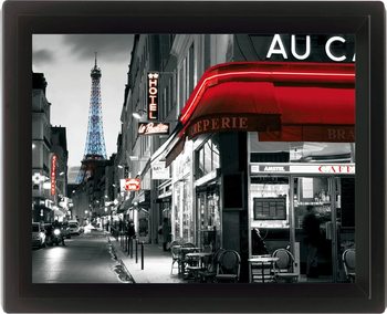 Πλαισιωμένη 3D αφίσα RUE PARISENNE