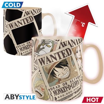 Šalica koja mijenja boju One Piece - Wanted