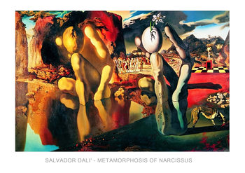 Art Print Salvador Dali - Metamorphosis Of Narcissus
