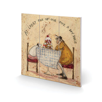 Ξύλινη τέχνη Sam Toft - At Least One of Our Five a Day Doris