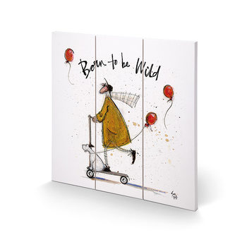 Ξύλινη τέχνη Sam Toft - Born to be Wild