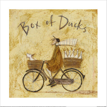Художествен печат Sam Toft - Box Of Ducks
