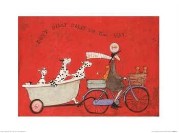Art Print Sam Toft - Don‘t Dilly Dallly on the Way