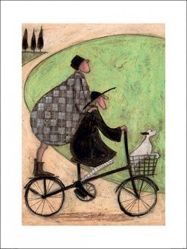 Художествен печат Sam Toft - Double Decker Bike
