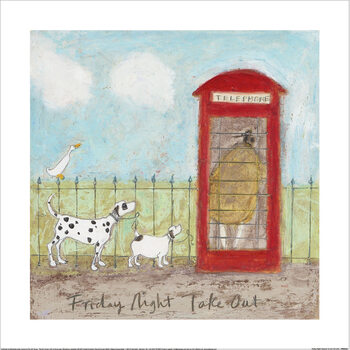 Art Print Sam Toft - Friday Night Takeout