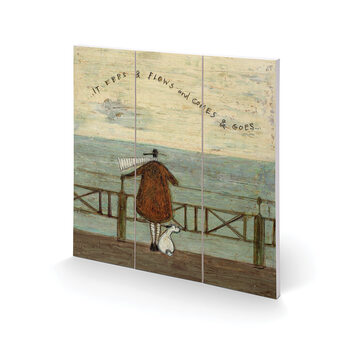 Ξύλινη τέχνη Sam Toft - It Ebbs & Flows And Comes & Goes...