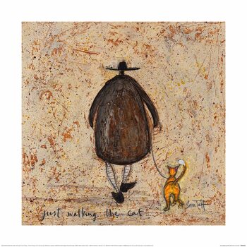 Εκτύπωση τέχνης Sam Toft - Just Walking The Cat