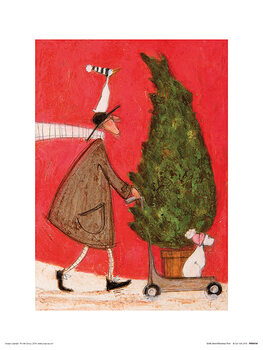 Художествен печат Sam Toft - Little Silent Christmas Tree
