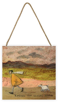 Ξύλινη τέχνη Sam Toft - Racing The Clouds Home