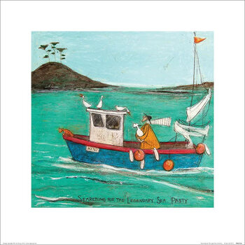 Art Print Sam Toft - Searching For The Legendary Sea Pasty