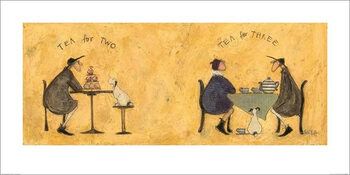 Art Print Sam Toft - Tea for Two Tea for Three